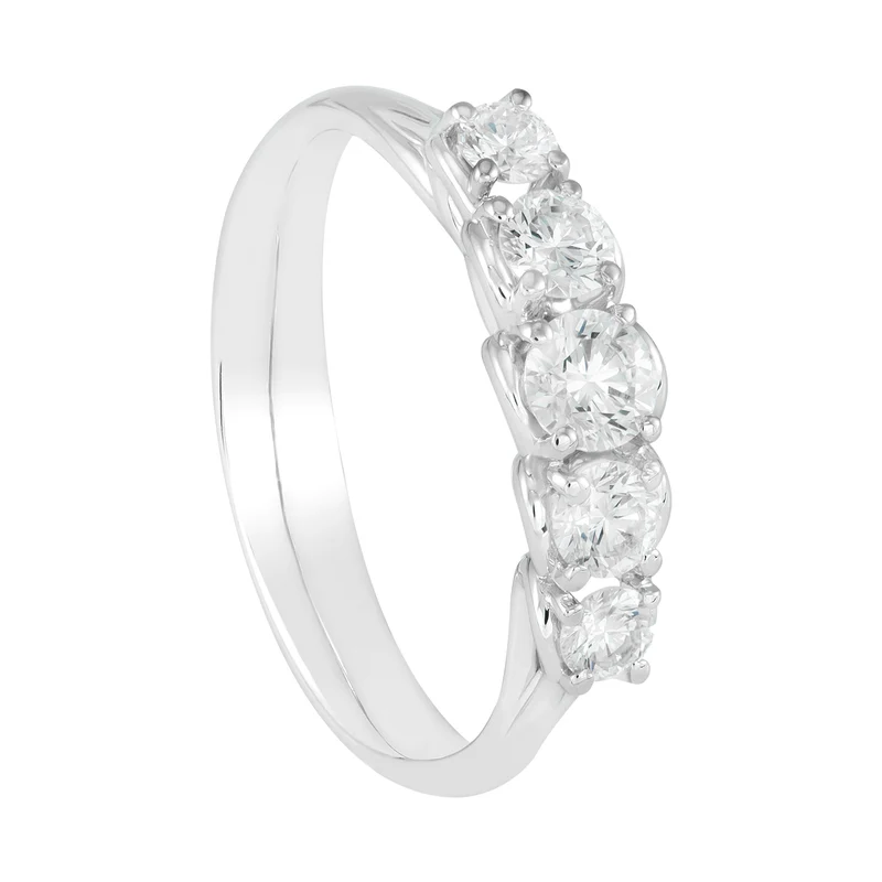 Golay anello riviera scalare 5 pietre infinite love AR5024070DI-17352110026