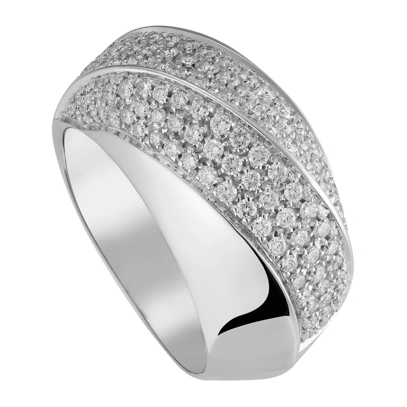 Golay anello fascia pave APU251DI-18106110003