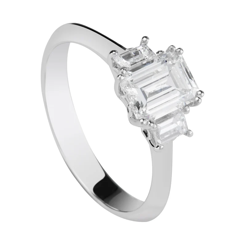 Golay anello trilogy con emerald APU242DI-18313110129