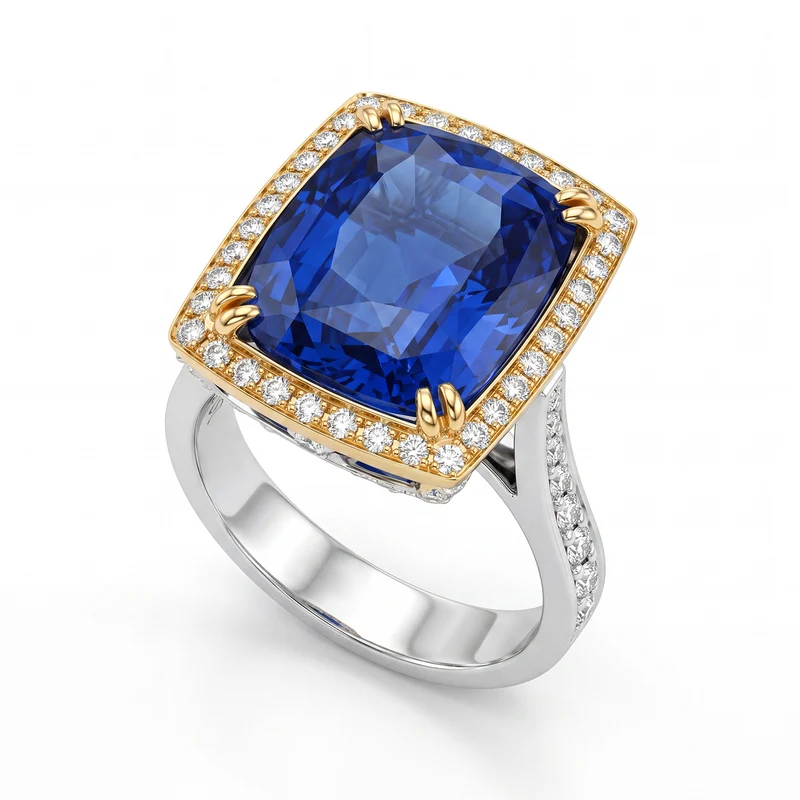 World Diamond Group anello zaffiro ct 12,66 APU217DI-17328110023