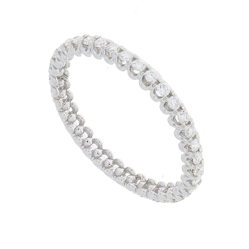 World Diamond Group anello girodito lineare ct. 0,75 ANE3010-75-16299110014