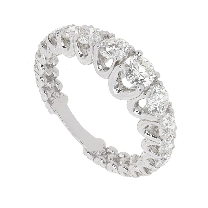World Diamond Group anello girodito a scalare ct.1,84 ANE3009-150-15056110159