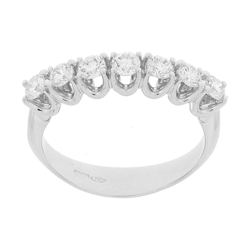 World Diamond Group anello riviera lineare 7 pietre ct. 0,70 ANE3007-70-17158110023