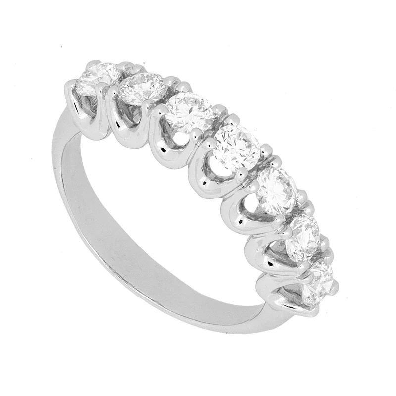 World Diamond Group anello riviera lineare 7 pietre ct. 0,28 ANE3007-30-17237110146
