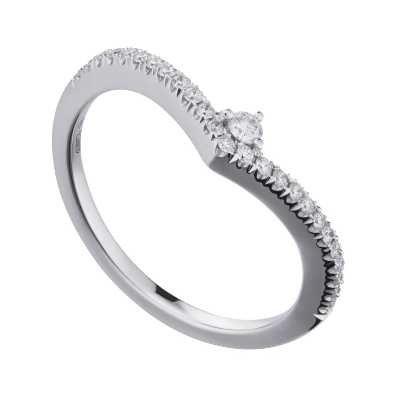 Golay anello cuore mezzo giro con castone AMGCU003DI1-21263110122