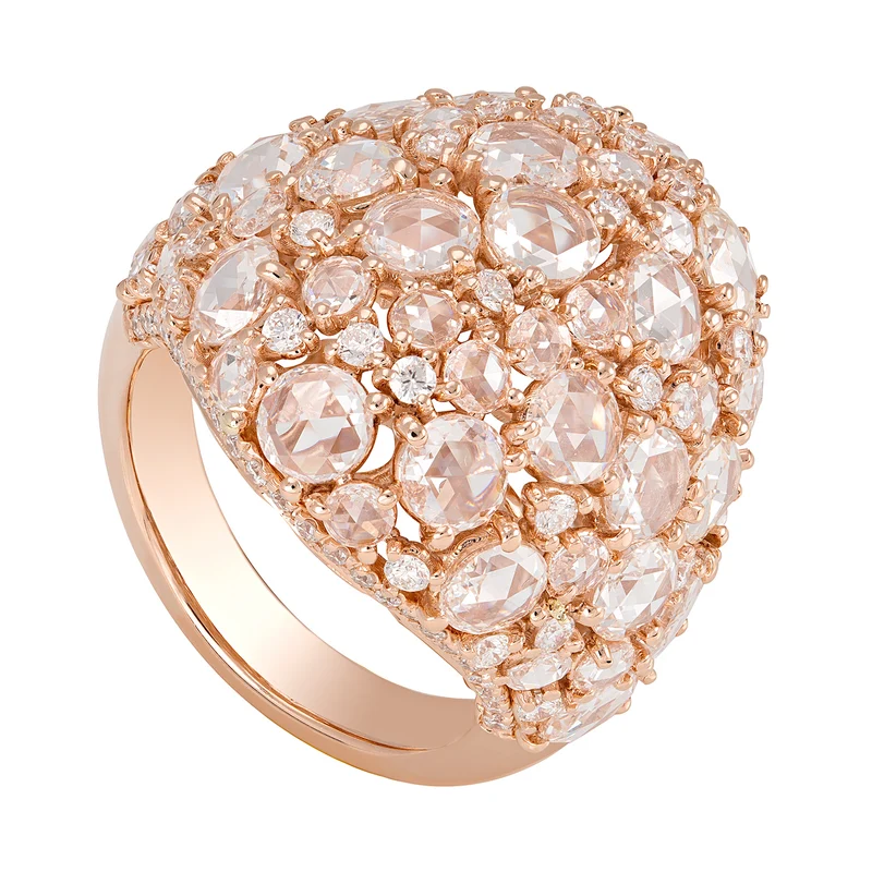 Golay anello rosecut pave APV010DI-17192110309