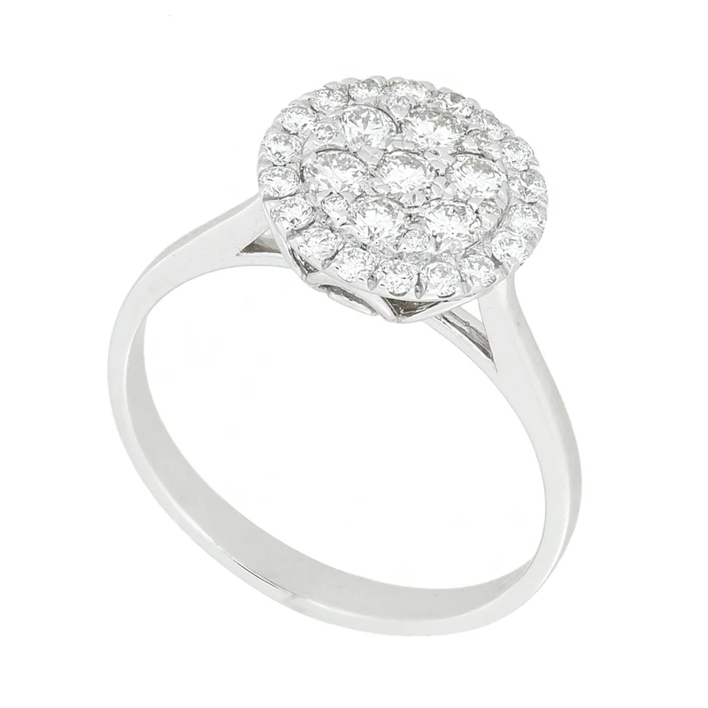 Golay anello pave' rotondo APV003DI4-24145110045