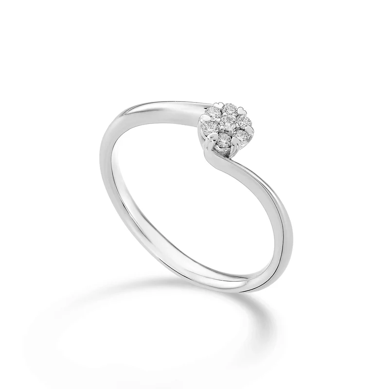 World Diamond Group anello valentino multipietra con diamanti 0,20 ct. AM002D020-23009110029