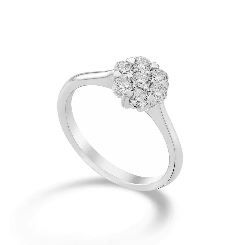 World Diamond Group anello multipietra 7 pietre tot ct. 0,41 AM001D040-23009110117