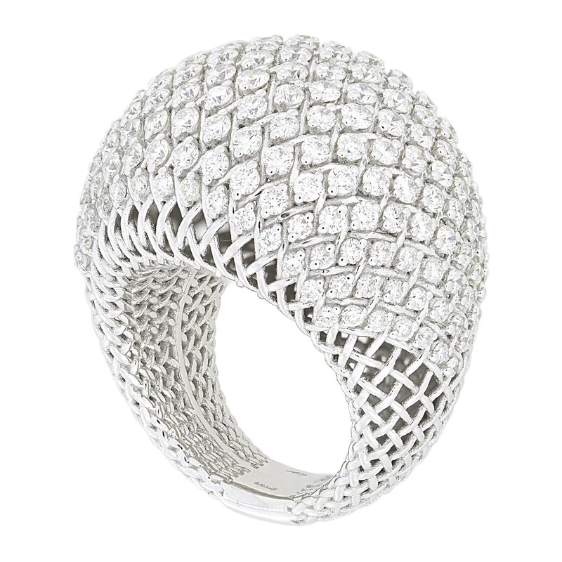 Golay anello pave a rete ALV5132-18353110043
