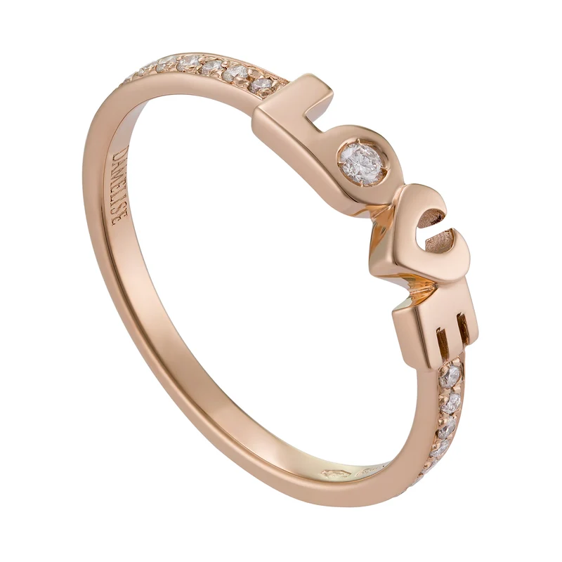 Golay anello love con gambo incassato ALV005DI1-18194110019
