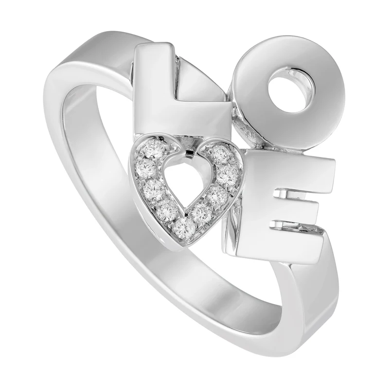 Golay anello forever scritta "love" ct.0,05 ALV004DI-18134000022
