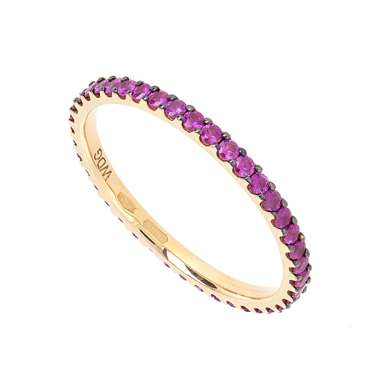 Golay anello girodito tornito rubini AIM003RU-17158110018