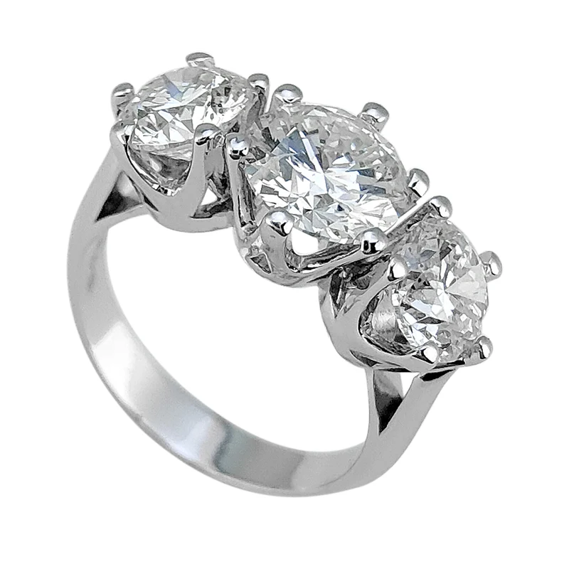 Golay anello trilogy scalare - castone antico 5 griffe AGITRS1830DI-23277110072