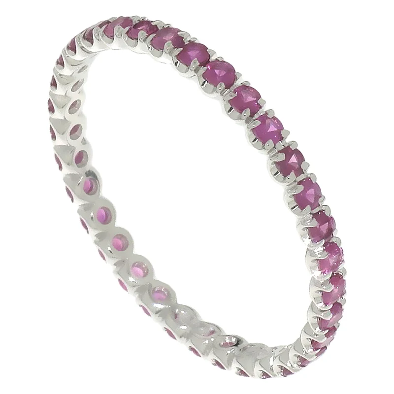 Golay veretta giro con zaffiri rosa AFP1200PS-18064110020