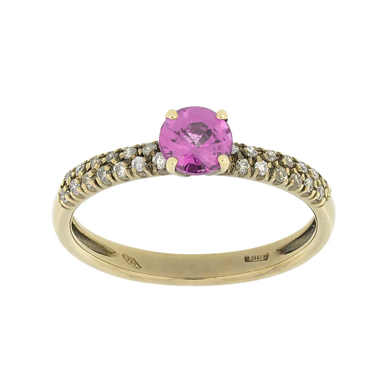 Golay anello pave brown + zaf rosa AFP1170BWPS-21292110019