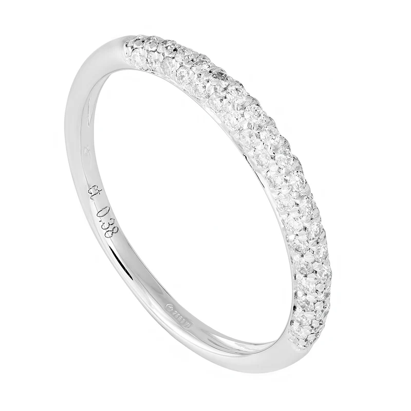 Golay anello eternity 1/2 giro pave' tot ct.0,34 AFMG007WDI-17117110327