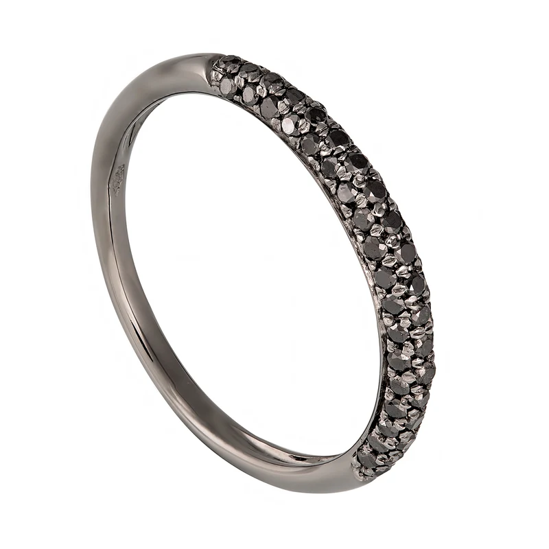 Golay anello eternity 1/2giro diamanti black tot ct.0,40 AFMG007WBK-17117110328