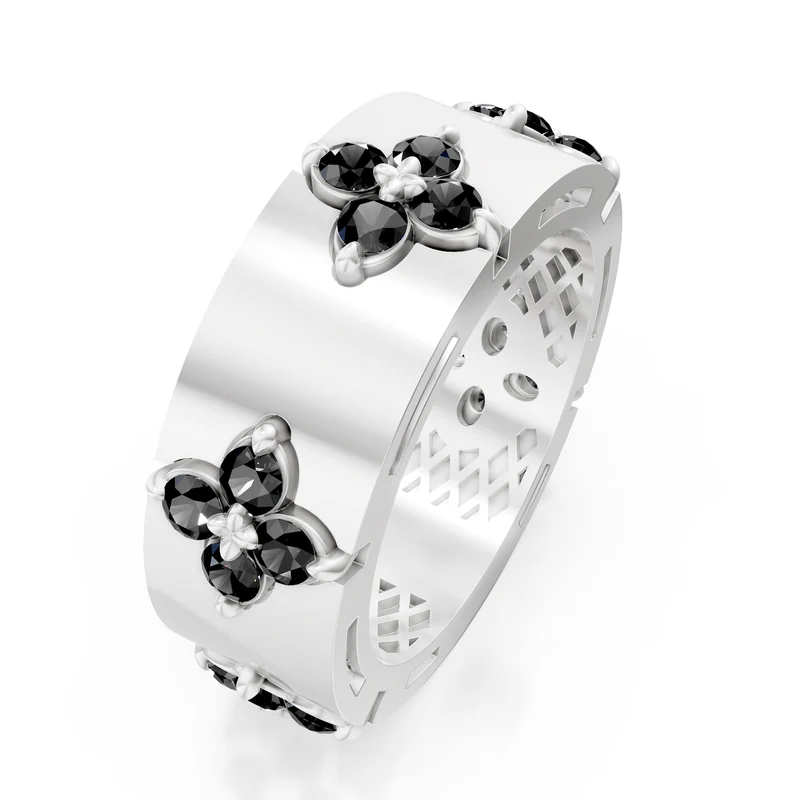 Golay anello fascia satinato d.black satinato AFFI01BKSB