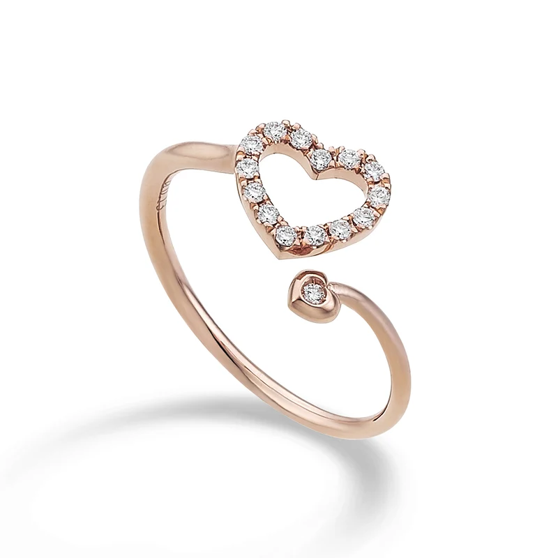 Golay anello amami cuore piccolo diamanti e brillantino AFCU004DI1-22109110041