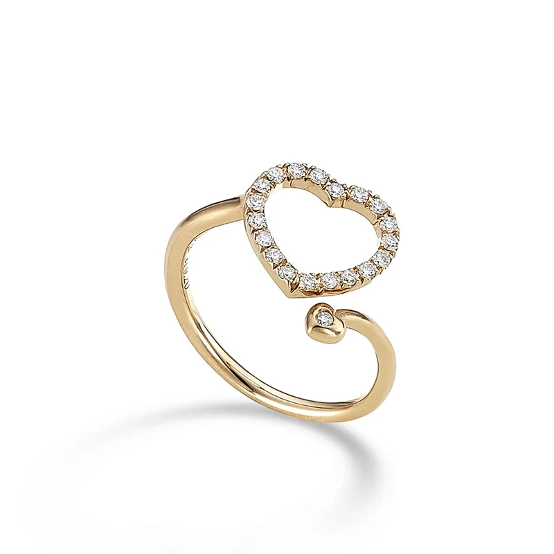 Golay anello amami cuore medio in diamanti e brillantino AFCU003DI1-21354110042