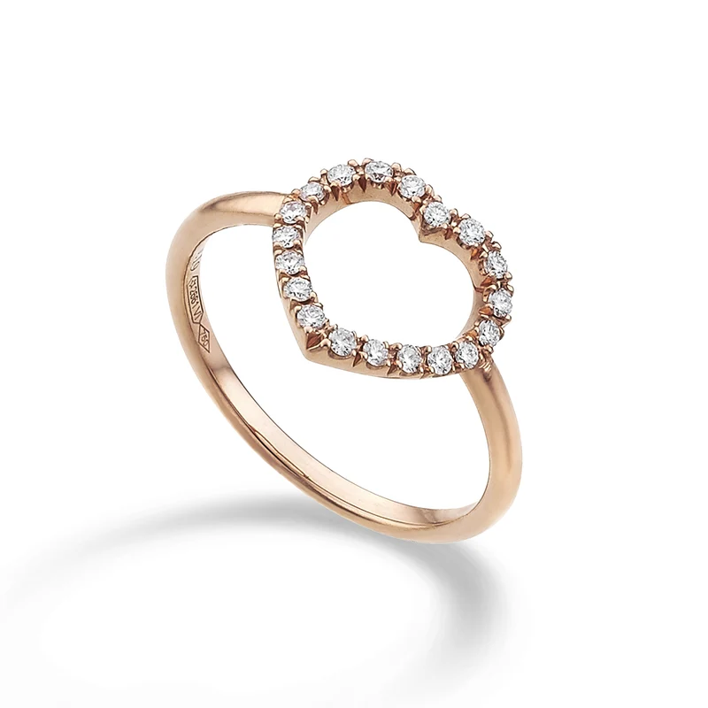 Golay anello amami cuore medio in diamanti AFCU003DI-22196110019