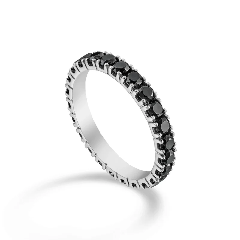 Golay anello girodito d. black ct 3,00 oro bianco mis 21 AETL022BK200B-21-23164110083
