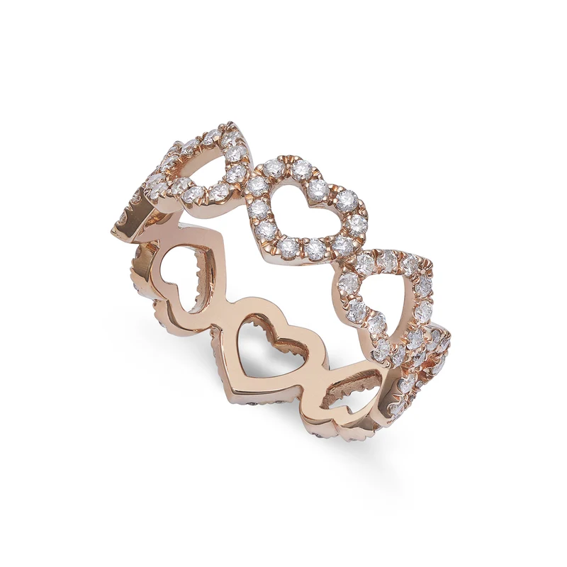 Golay anello amami eternity cuori diamanti AETCU014DI-22164110029