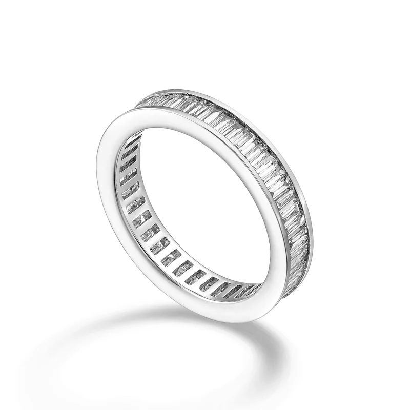 Golay anello girodito a binario con diamanti tg baguette AET074DI1-21301110153