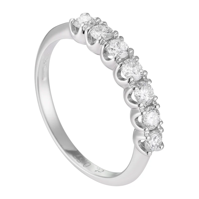 Golay anello riviera lineare 7 pietre tot ct.0,56 AFP1713055-22059110018