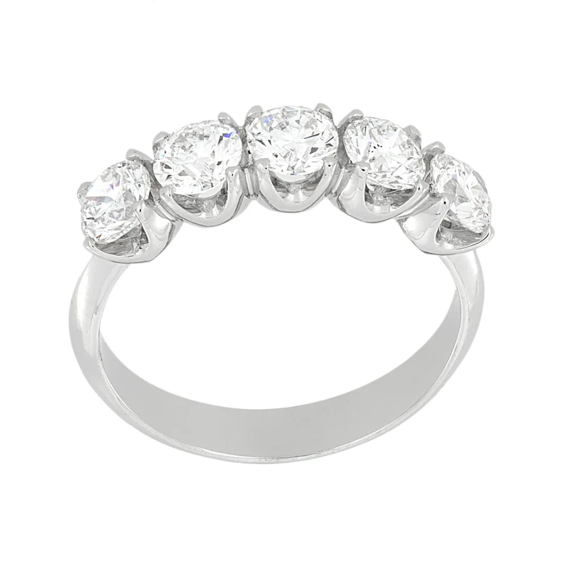 Golay anello riviera lineare 5 pietre ct.1,00 AFP1513-C-25196110158