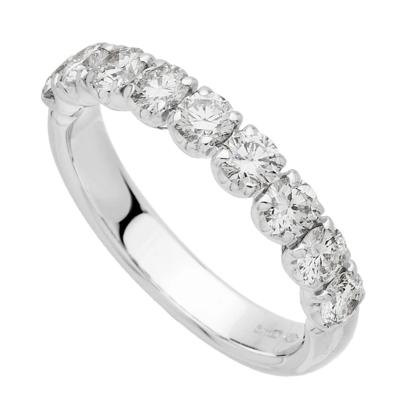 Golay anello riviera lineare 9 pietre AFP1226-19205110066
