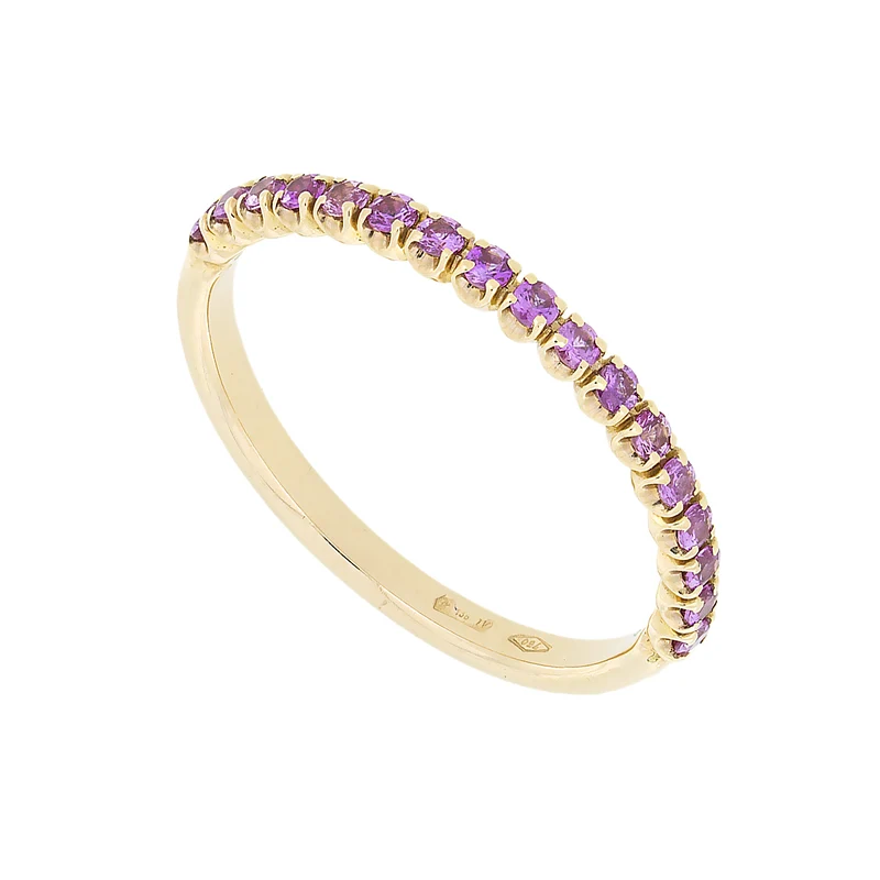 Golay anello eternity 1/2giro zaffiri pink ct.0,28 AFP1223PS-10055000016