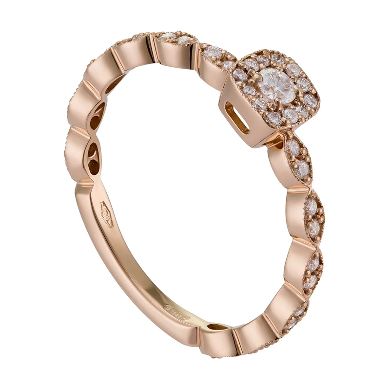 World Diamond Group veretta motivo marquise con barretta+cen.ct 0,09 AET026BDI10-18214110002
