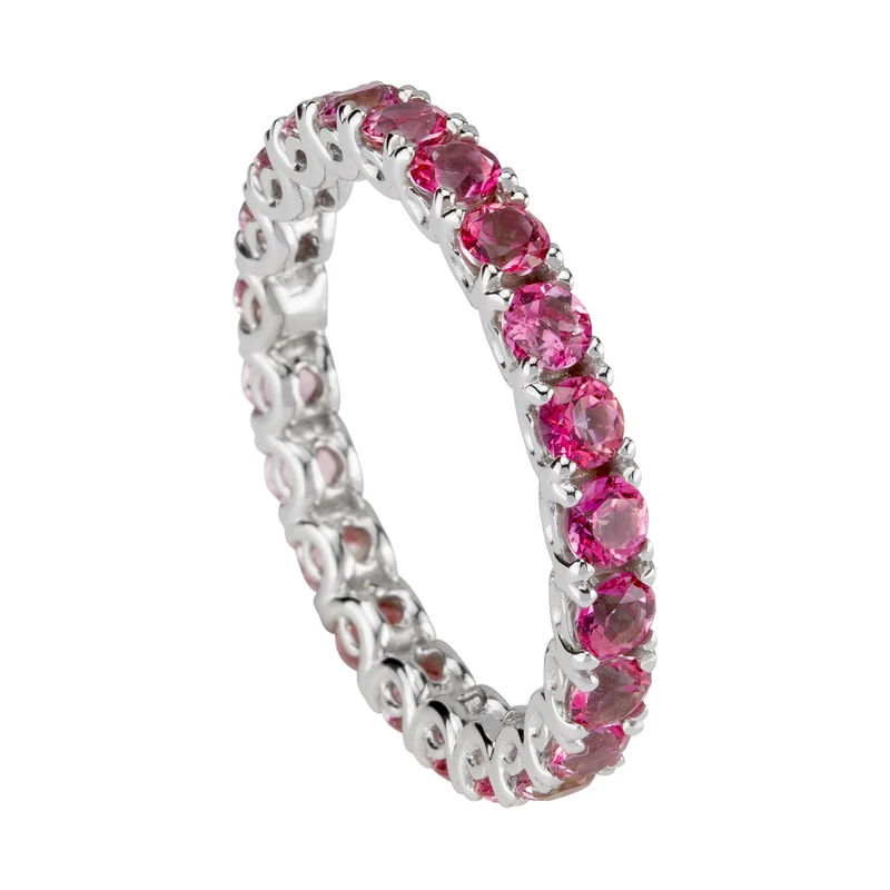 Golay anello girodito topazi pink AET018190TP
