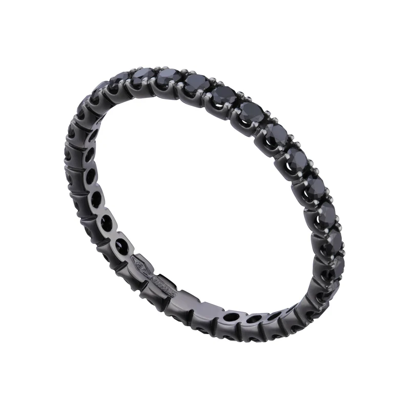 World Diamond Group anello girodito diamanti black 0,95ct AET011080N-22249110010