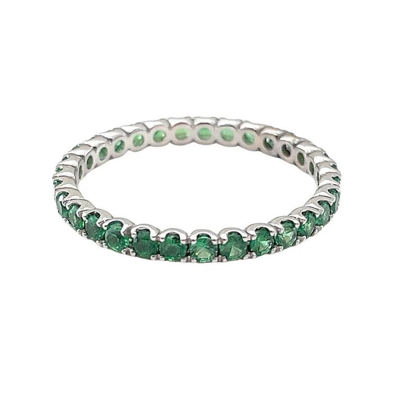 World Diamond Group anello girodito diam mm 2,10 tsavorite AET011055TZV