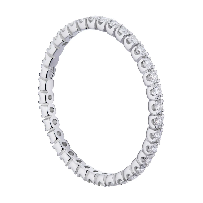 World Diamond Group anello girodito diamanti 0,43ct misura 14 AET011040DI-14-23186110010