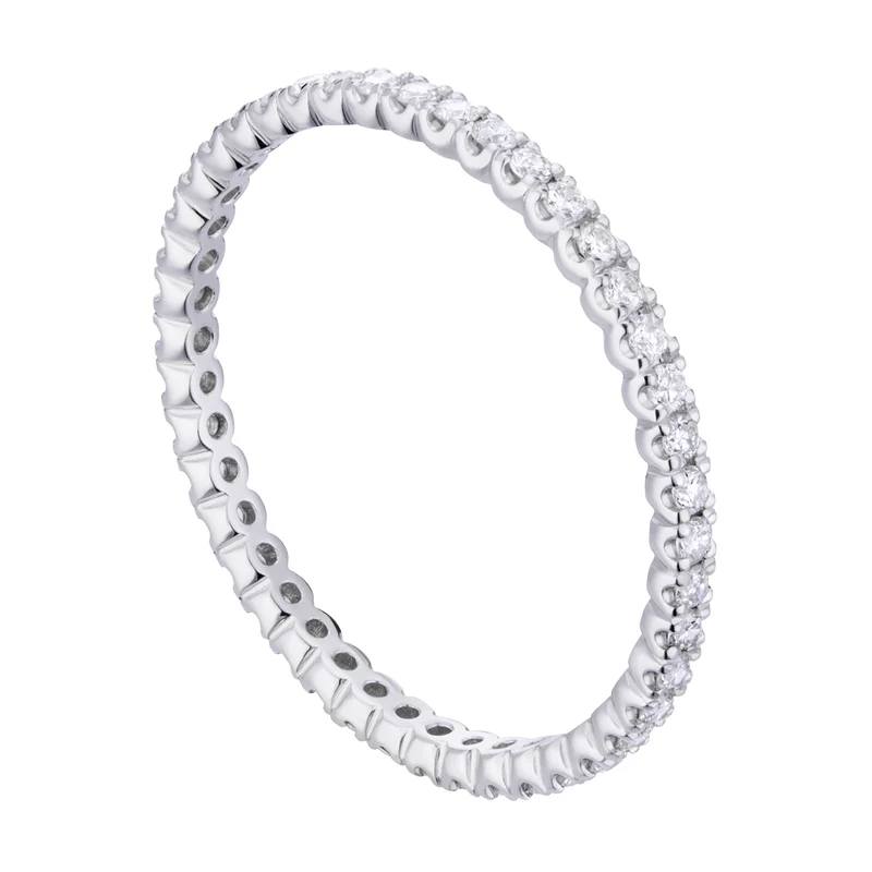 World Diamond Group anello girodito diamanti 0,32ct misura 14 AET011030DI-14-25009110051