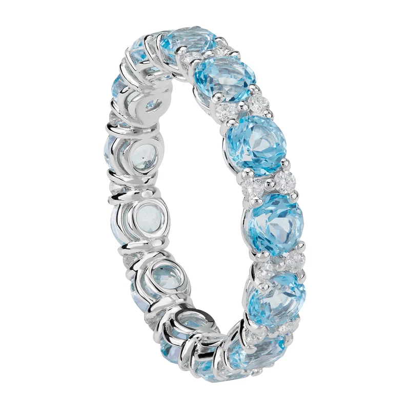 Golay eternity diamanti e topazio ice blue AET007250DTIB-18012110133