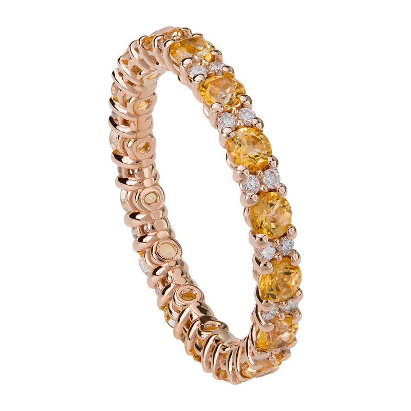 Golay eternity diamanti e topazio honey yellow AET007100DTHY-18026110174