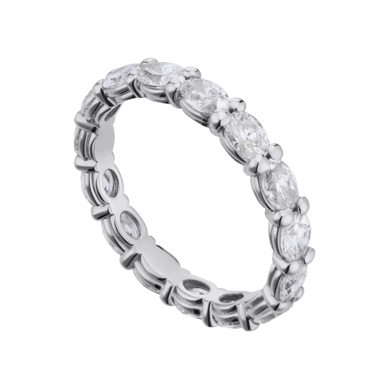 Golay eternity con diamanti ovali pietre da ct 0,30 AET004DI30-22206110013