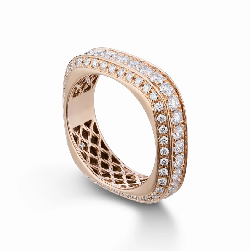 Golay anello girodito light cube con diamanti ACUBET004DI1-23251110006