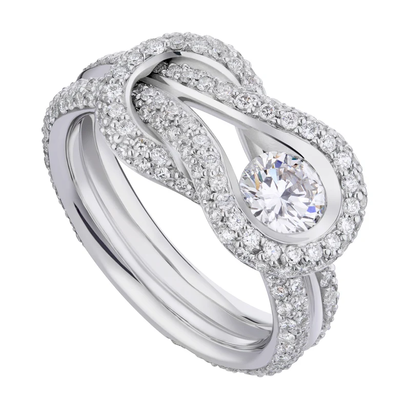World Diamond Group anello fm encordia nodo pave' ct.1,38-1,47 ACTFM011DI6-22343000018