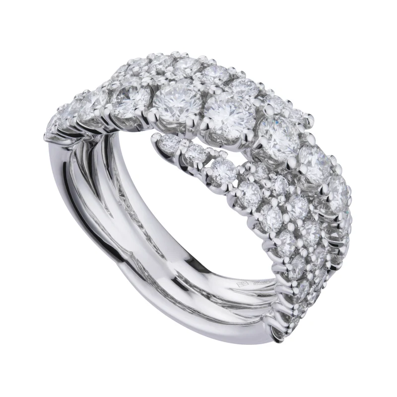 Golay anello grace multifila con diamanti ABTRE2304DI-25302110173