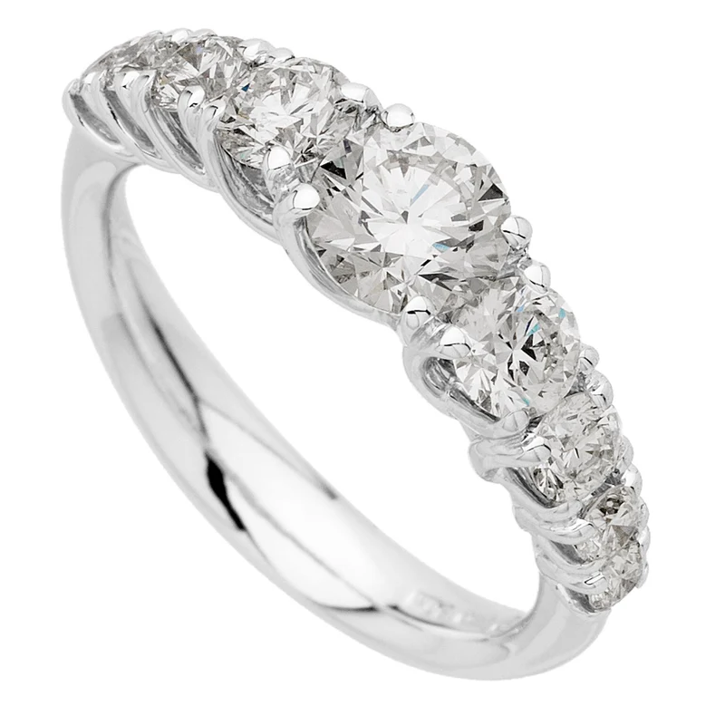 Golay anello grace riviera scalare 9 pietre ct. tot 1,00 ABTRE2214-21130110001