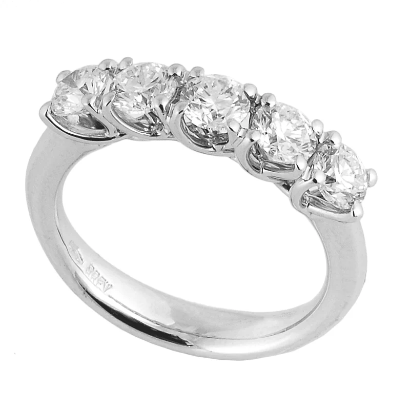 Golay anello riviera lineare grace 5 pietre tot ct. 1,25 ABTRE1566-26162110227