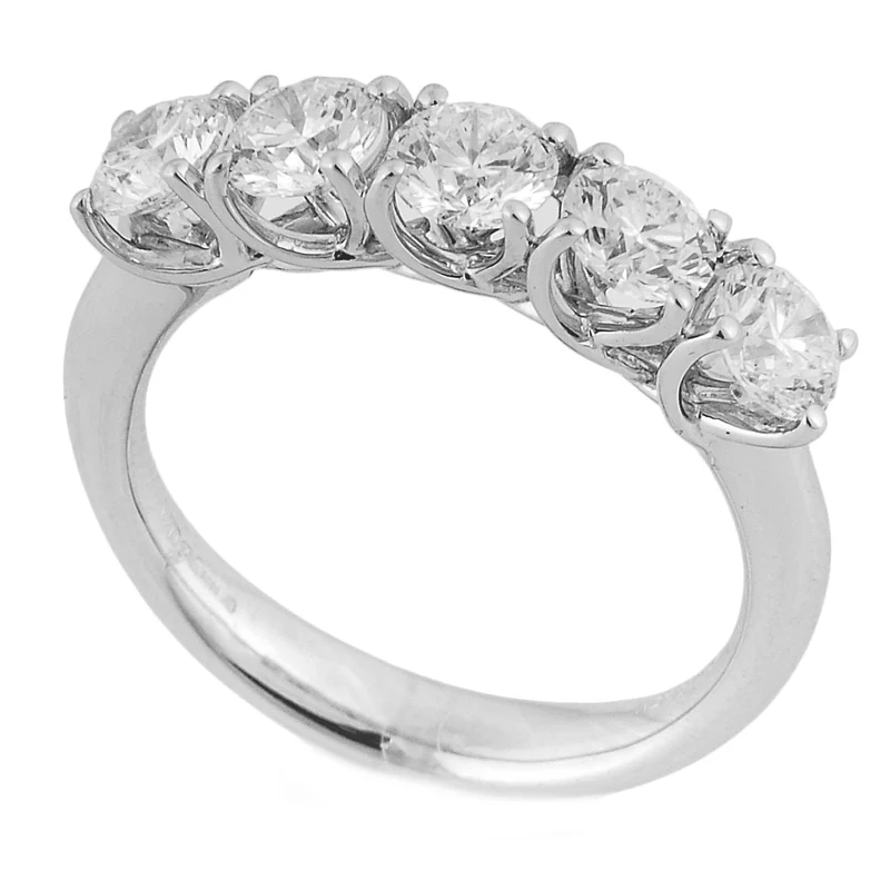 Golay anello riviera lineare grace 5 pietre tot ct. 1,50 ABTRE1546-23045110031
