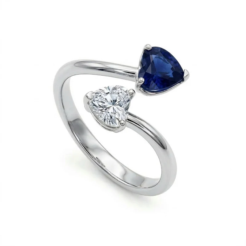 Golay anello bilogy contrarier cuori zaf 6x5 e diamante ABL844DZB65B-26070110072