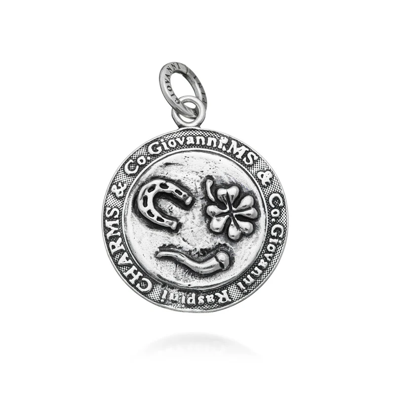 Giovanni Raspini charm moneta amuleti Charm in Argento 925 06897
